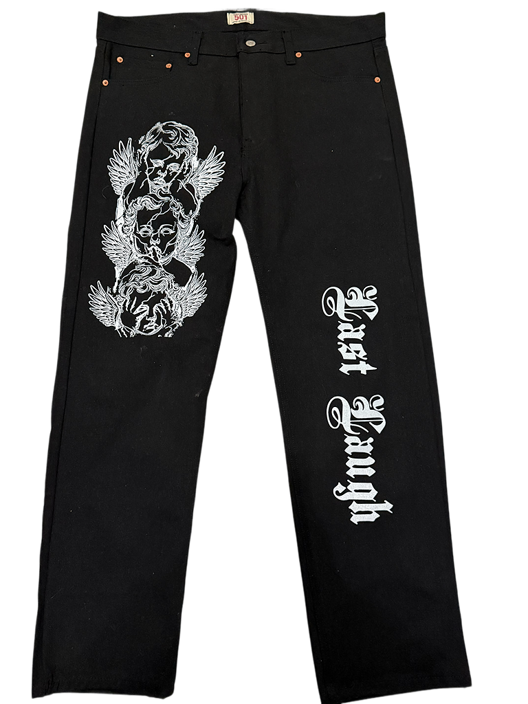 BLK LL 3 ANGELS JEANS